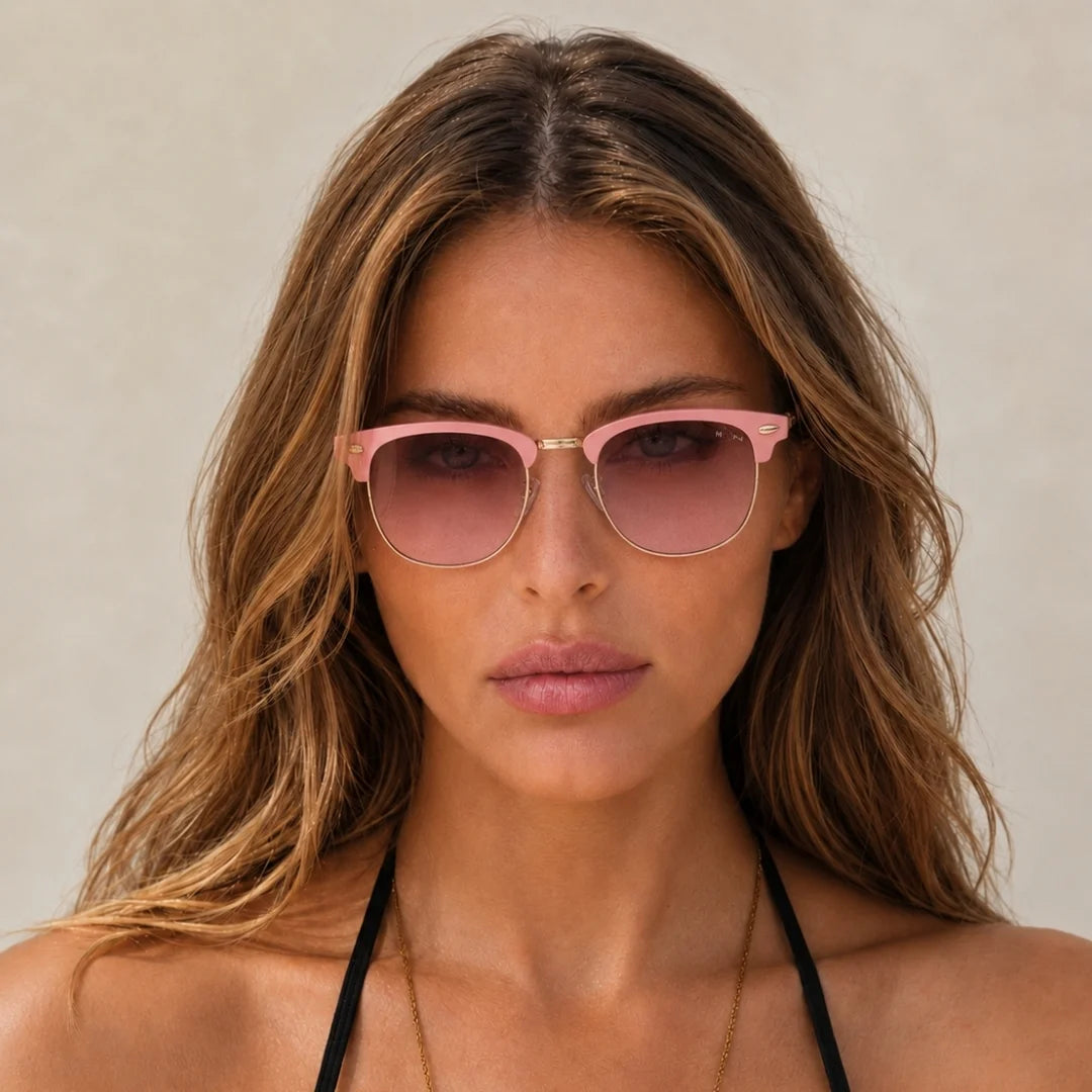 MOONX CLASSIC CLUB S6 – Polarised Clubmaster Sunglasses (Unisex)
