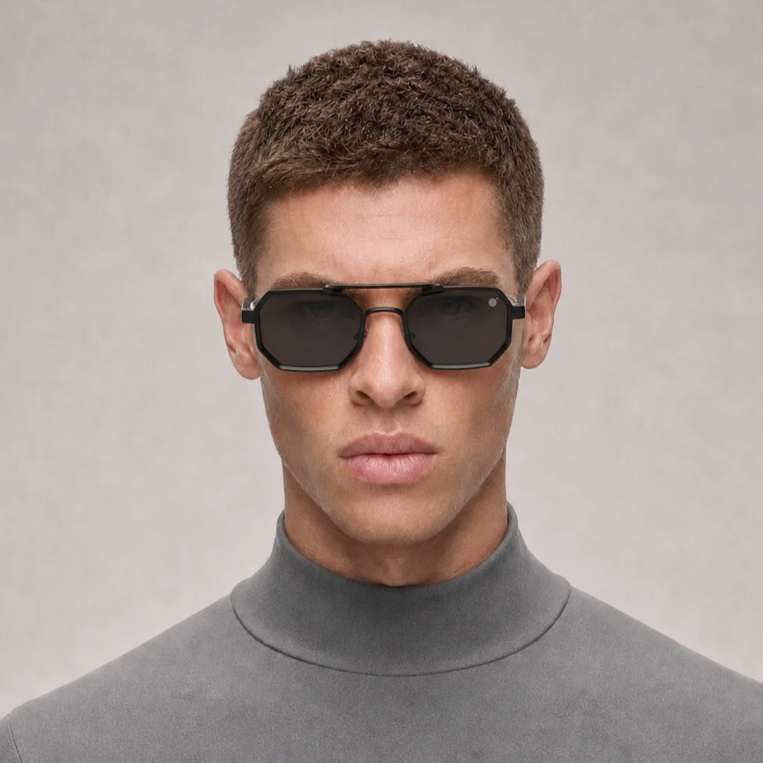 MOONX CLASSIC EDGE S1 – UV400 Modern Shape Sunglasses (Unisex)
