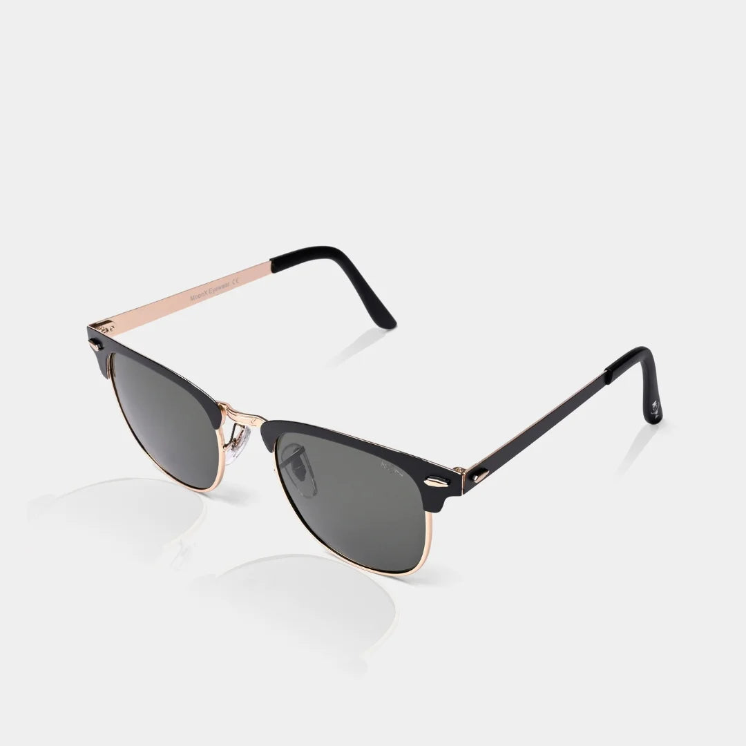 MOONX CLASSIC CLUB S2 – Polarised Clubmaster Sunglasses (Unisex)