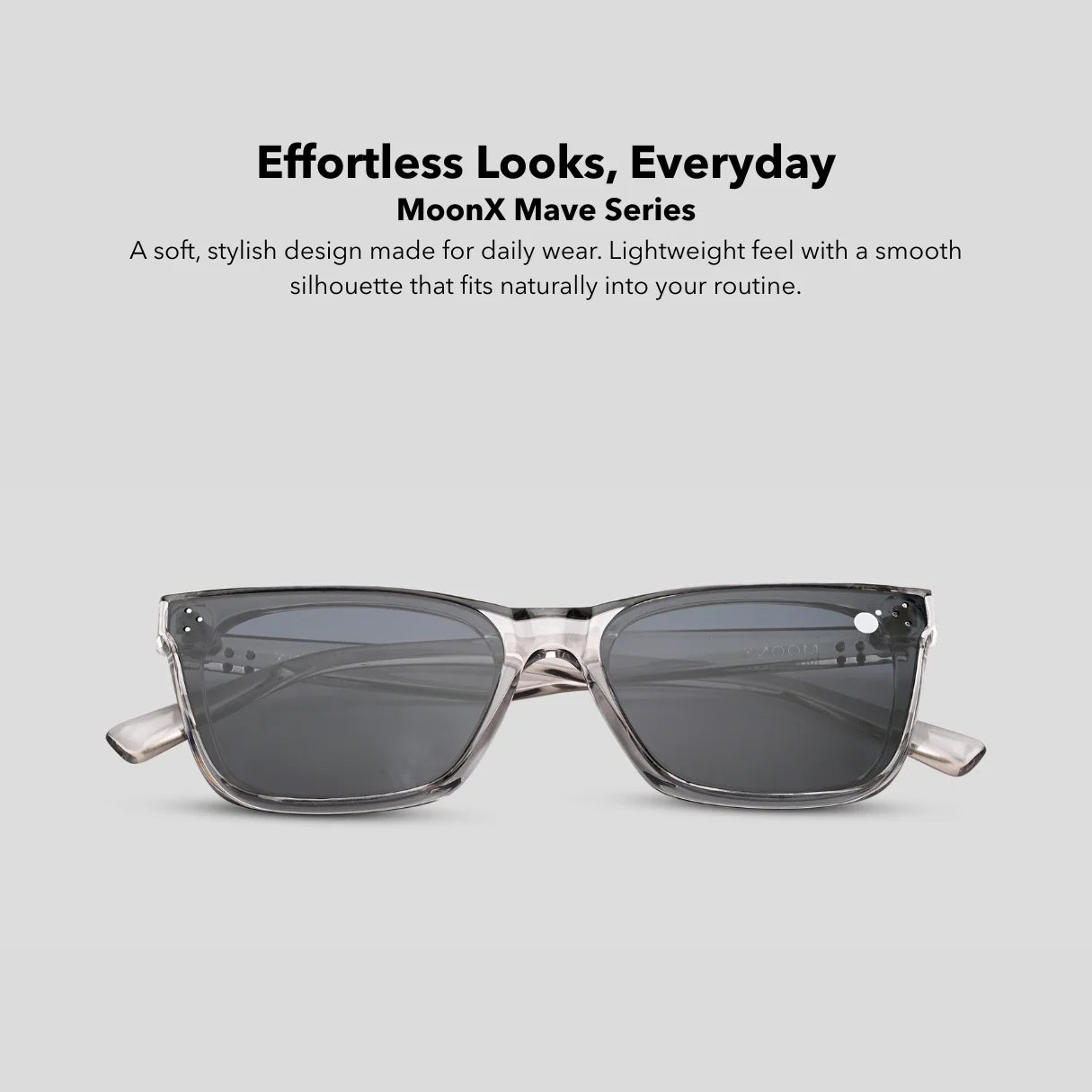 MOONX MAVE S2 – UV400 Sleek Modern Sunglasses (Unisex)