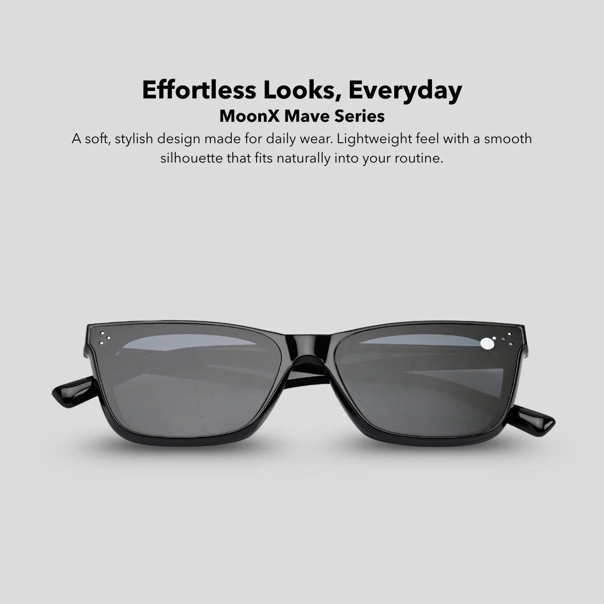 MOONX MAVE S1 – UV400 Sleek Modern Sunglasses (Unisex)