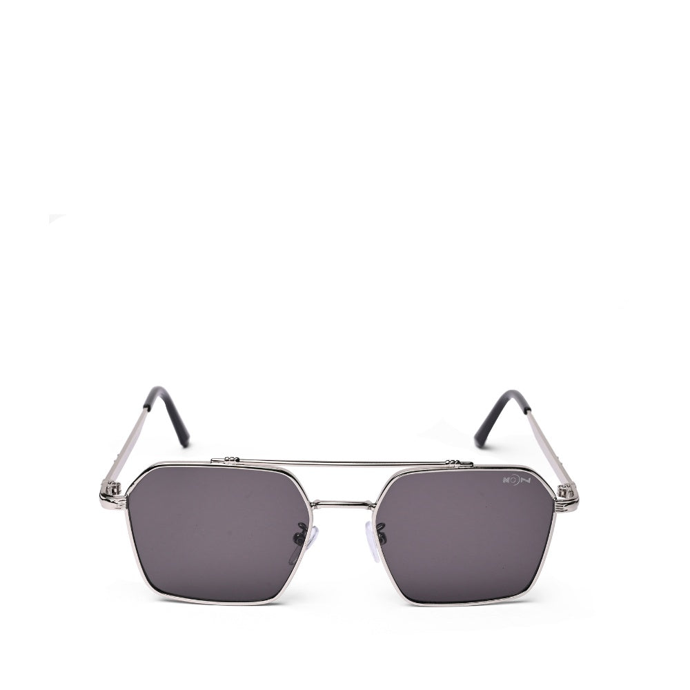 MOONX RISE S2 – UV400 Rectangular Metal Frame Sunglasses (Unisex)