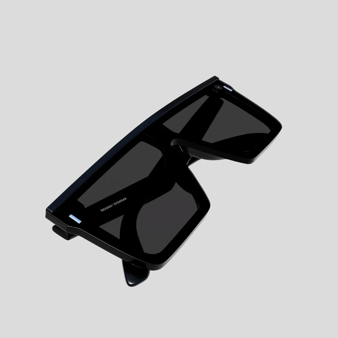 MOONX TREND SETTER – Polarised Rectangular Luxury Sunglasses (Unisex)