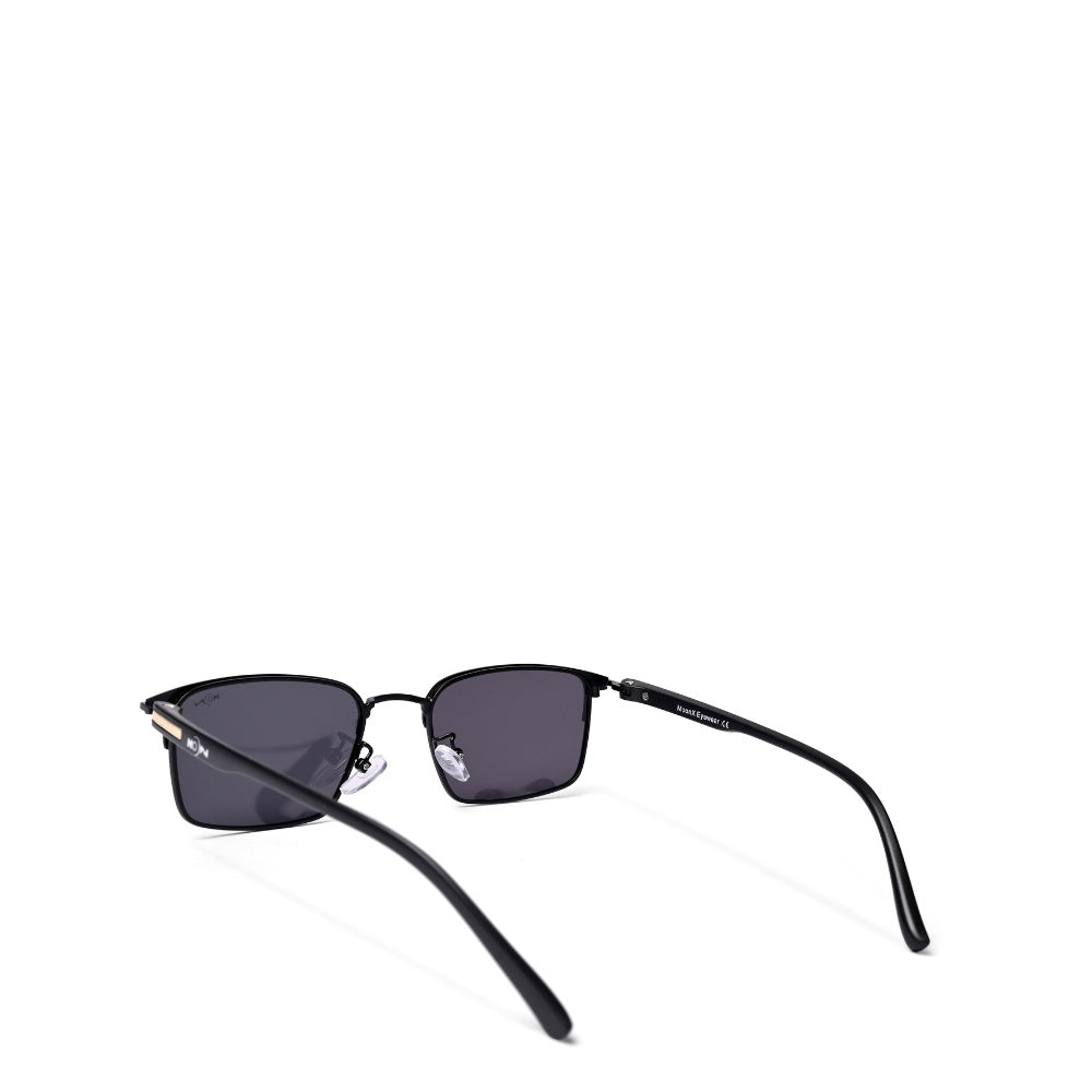 MOONX THEIA S1 – Polarised Rectangular Metal Frame Sunglasses (Unisex)