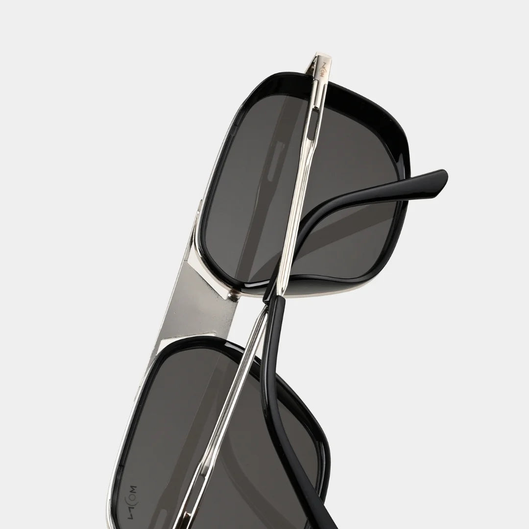 MOONX REAL NOVA S3 – UV400 Aviator Metal Frame Sunglasses (Unisex)