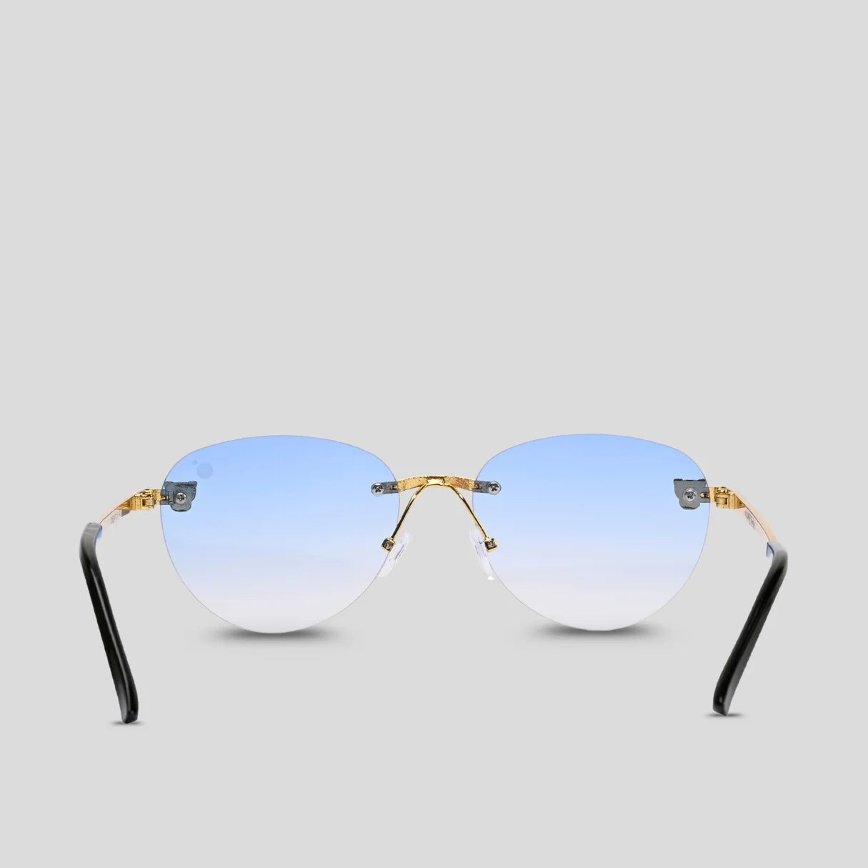 MOONX HIMALIA S3 - UV400 Rimless Oval Sunglasses