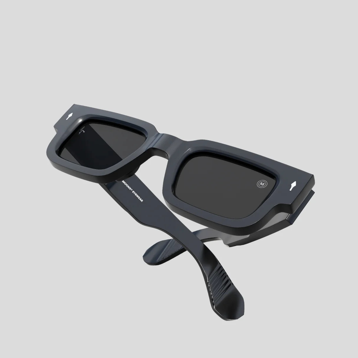 MOONX ATLAS – UV400 Bold & Rectangular Sunglasses (Unisex)