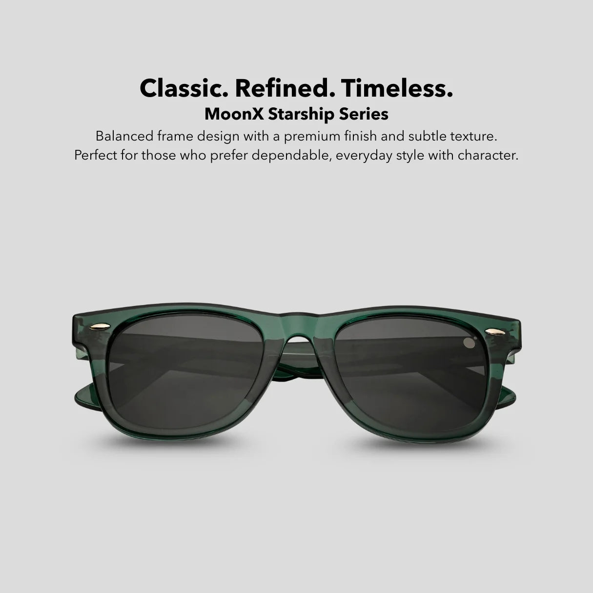 MOONX STARSHIP S6 – UV400 Wayfarer Sunglasses (Unisex)