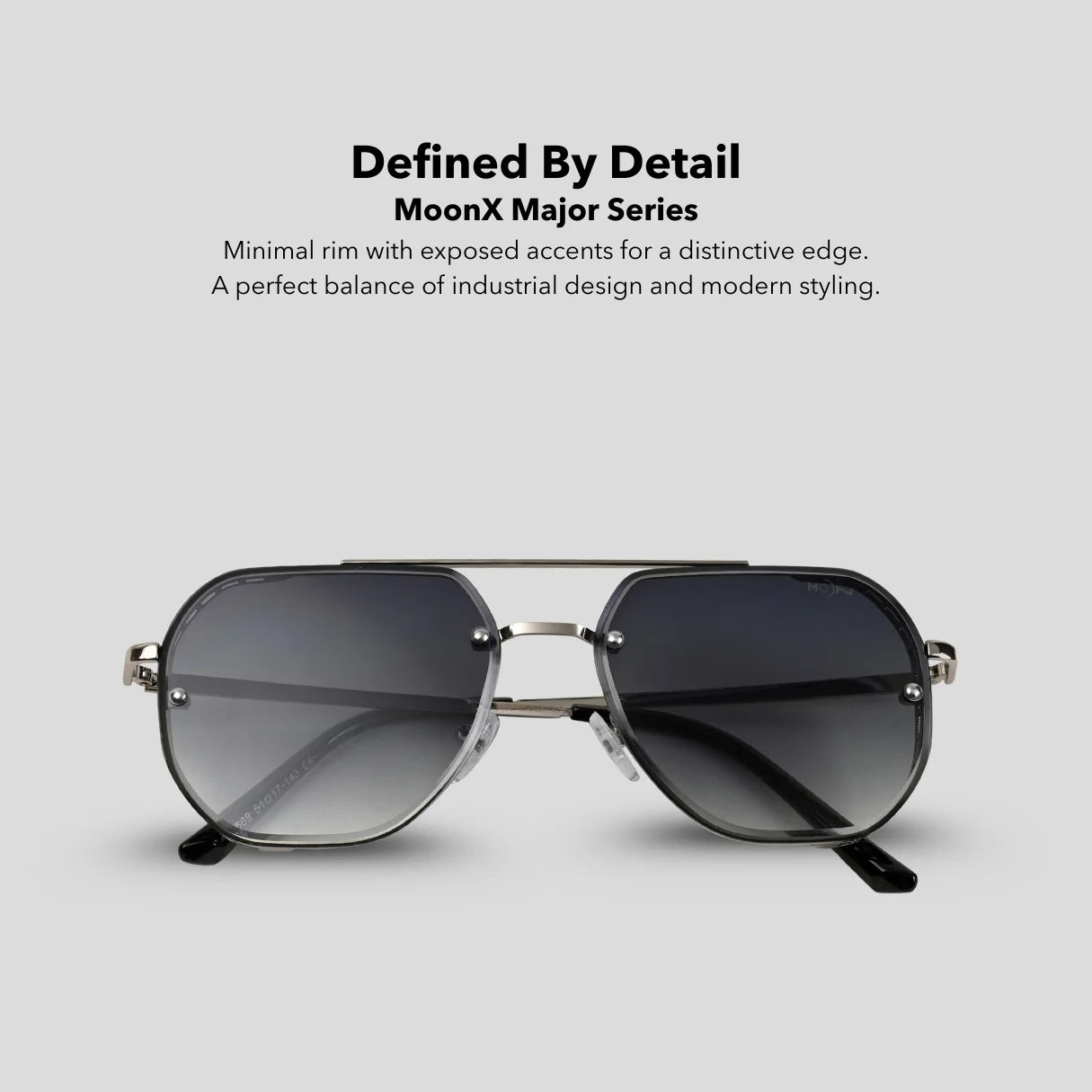 MOONX MAJOR S3 (EXCLUSIVE) – UV400 Aviator Metal Frame Sunglasses (Unisex)