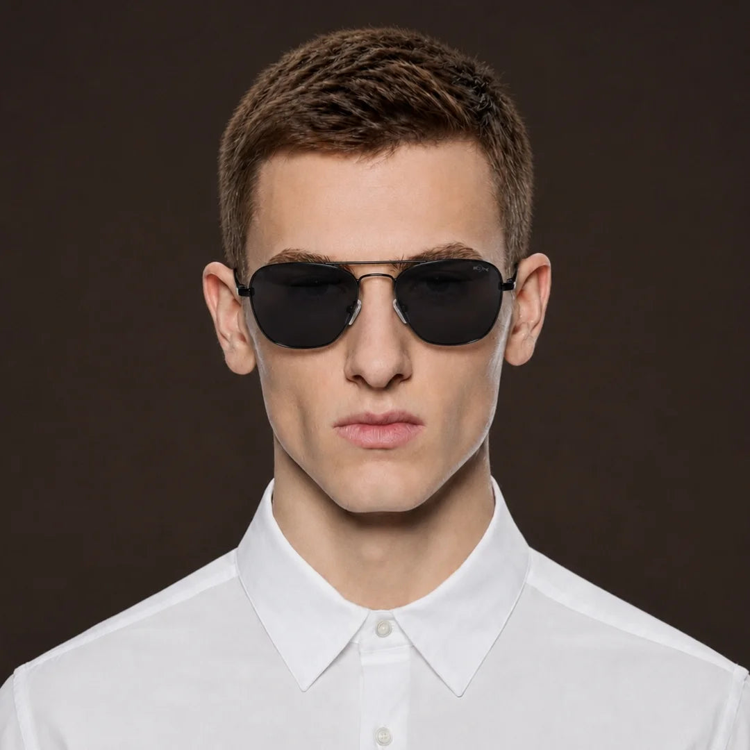 MOONX ANGEL S1 – Polarised Metal Aviator Sunglasses (Unisex)