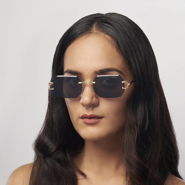 MOONX EUROPA S1 – UV400 Rimless Inspired-Design Sunglasses (Unisex)