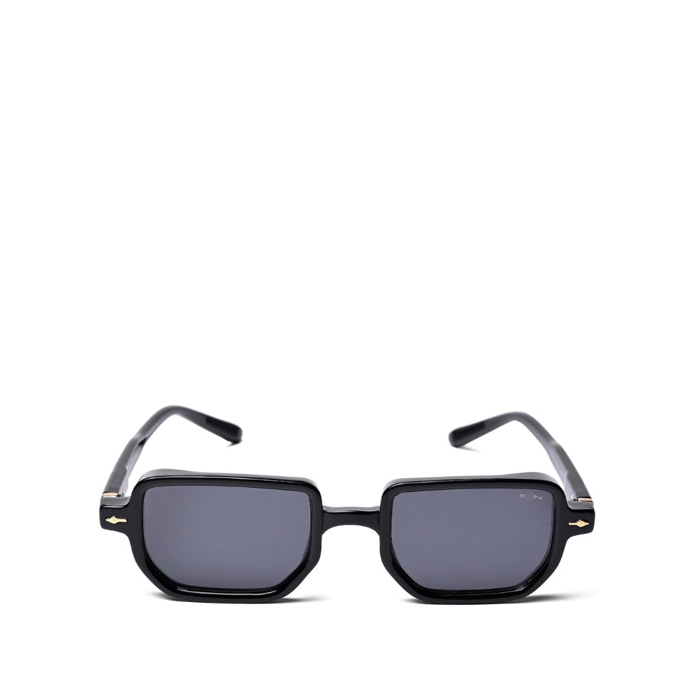 MOONX PHOENIX S1 – UV400 Transparent Rectangular Sunglasses (Unisex)