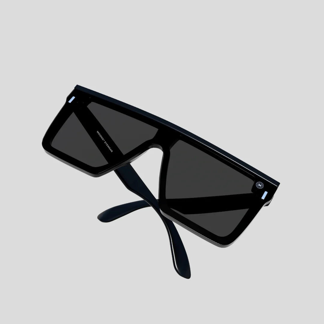 MOONX TREND SETTER – Polarised Rectangular Luxury Sunglasses (Unisex)