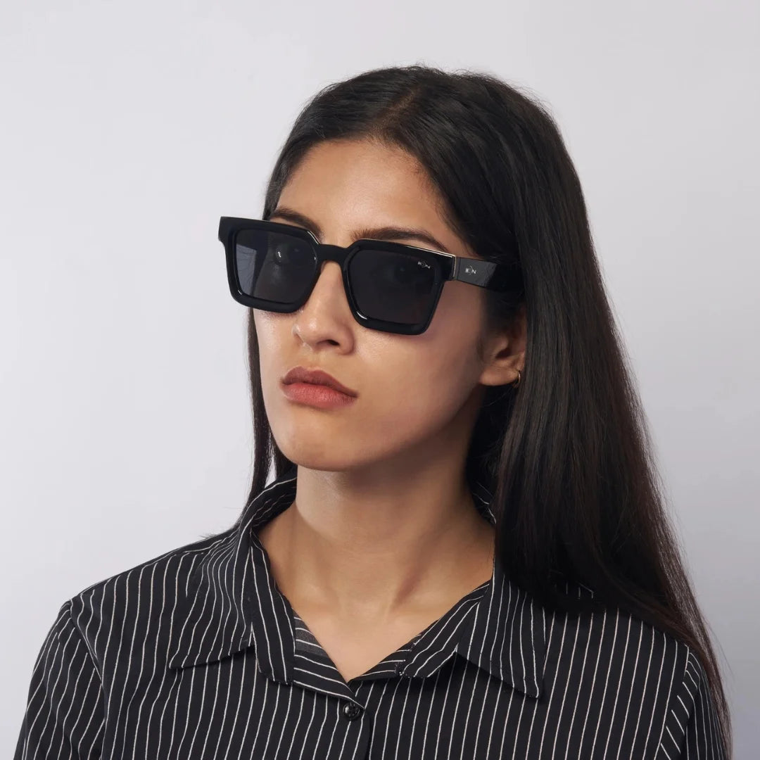 MOONX CLASSIC BLACK – UV400 Protection Wayfarer Sunglasses (Unisex, Hot Selling)