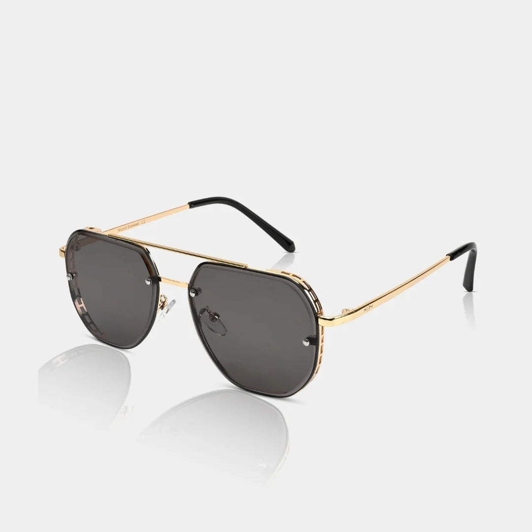 MOONX MAJOR S2 – UV400 Aviator Metal Frame Sunglasses (Unisex)