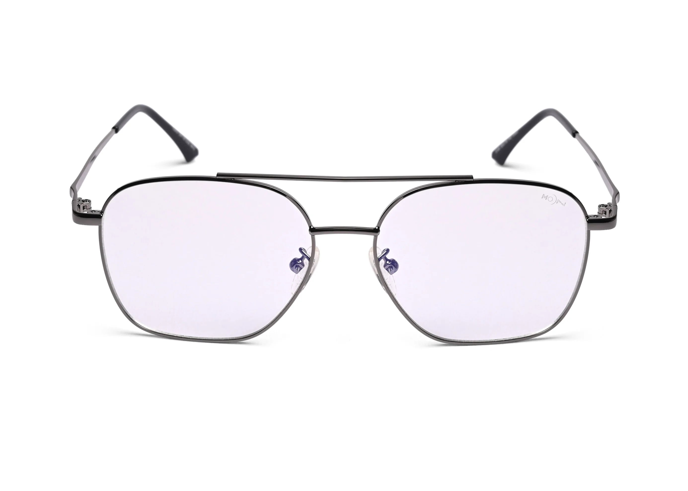 MOONX TRANZ (Anti-Blue) – Rectangular Anti-Blue Light Glasses (Unisex)