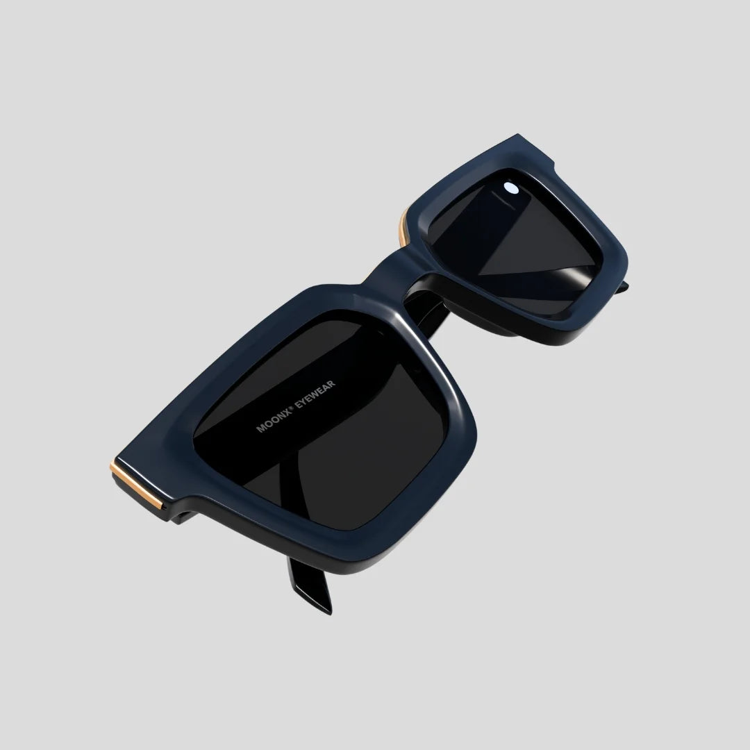 MOONX CLASSIC BLACK – UV400 Protection Wayfarer Sunglasses (Unisex, Hot Selling)