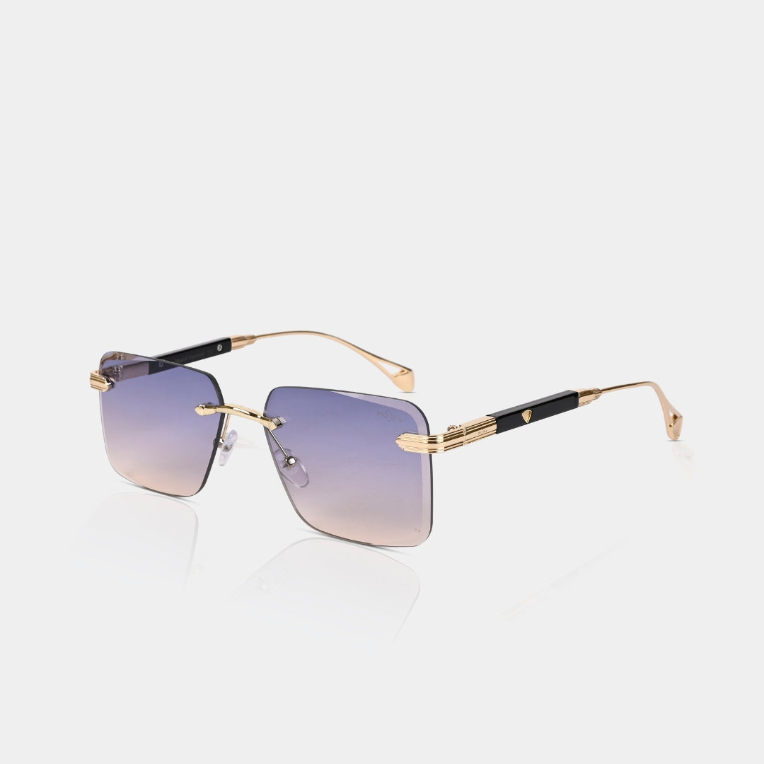 MOONX CALLISTO S3 – UV400 Rimless Rectangular Sunglasses (Unisex)