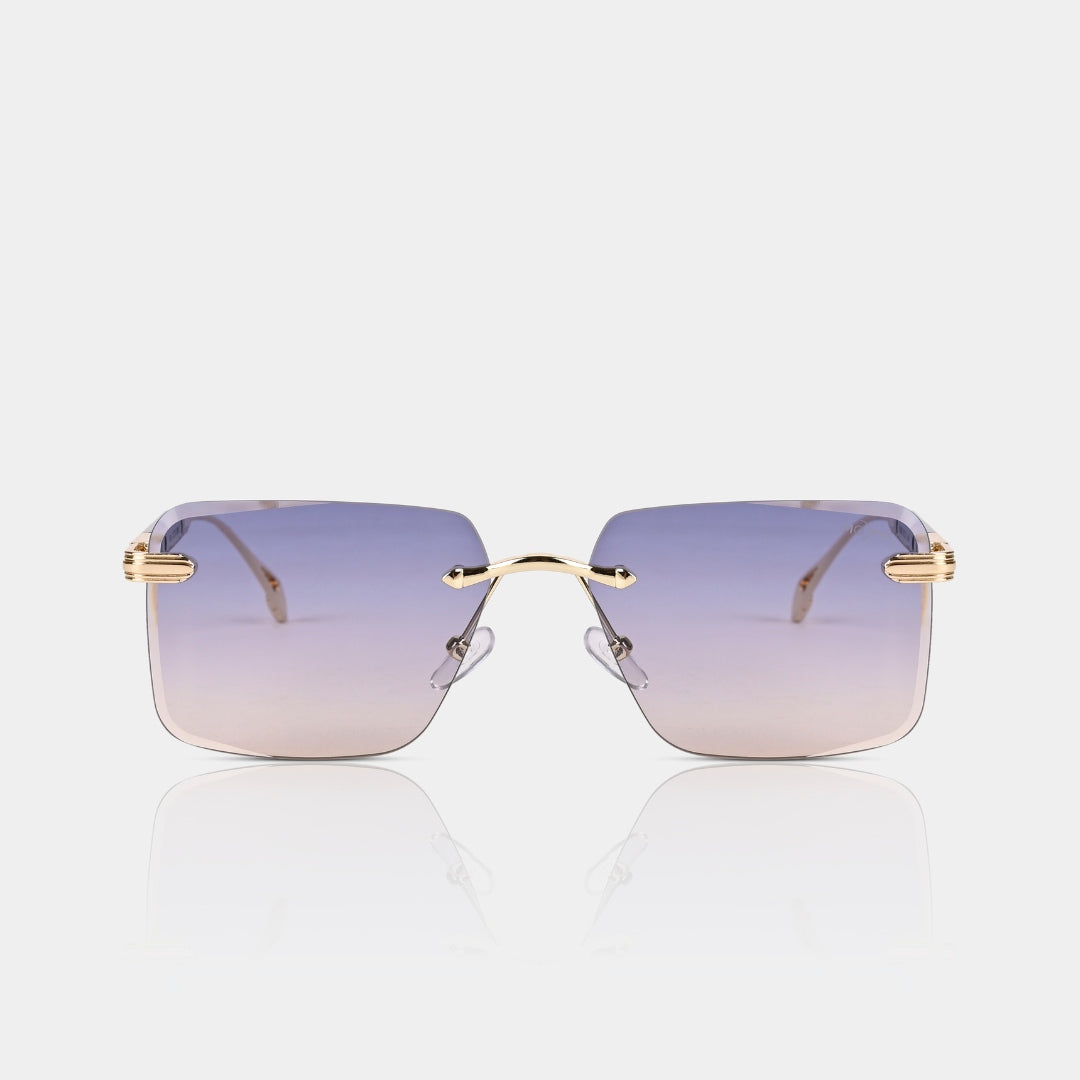 MOONX CALLISTO S3 – UV400 Rimless Rectangular Sunglasses (Unisex)