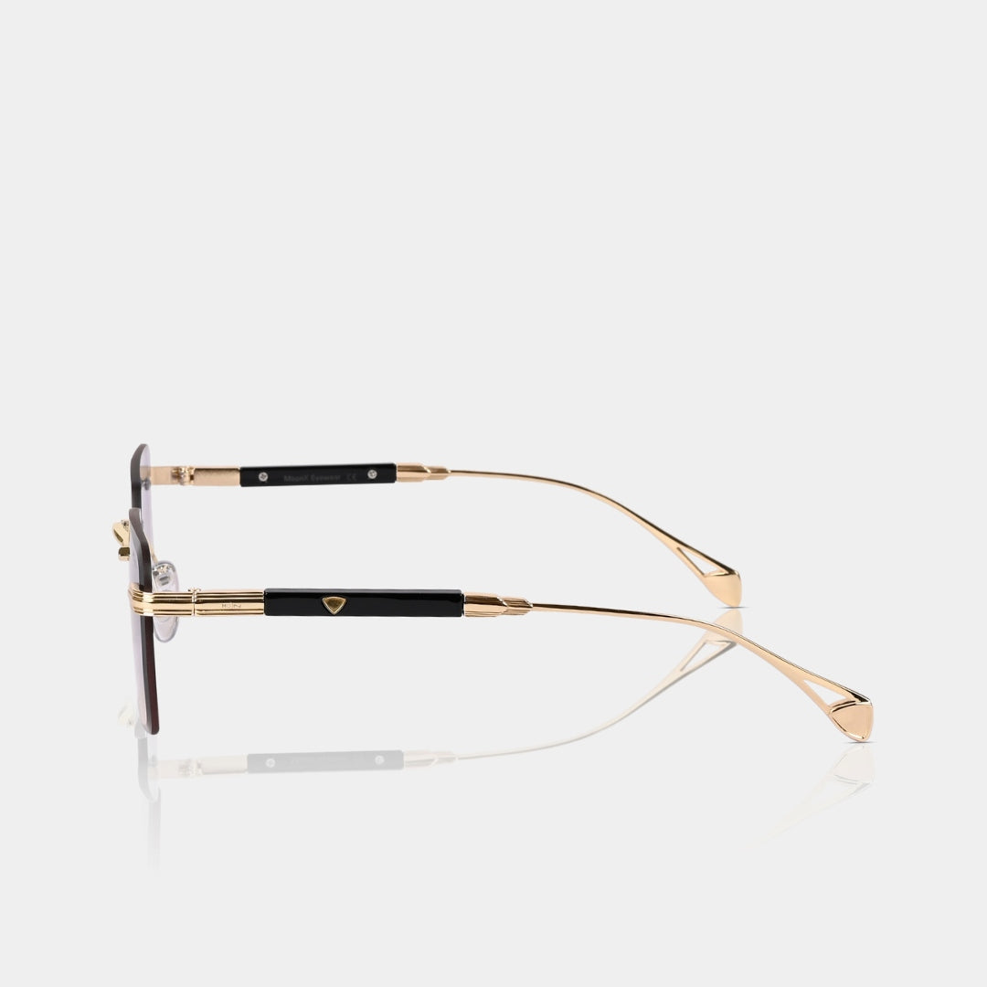 MOONX CALLISTO S3 – UV400 Rimless Rectangular Sunglasses (Unisex)