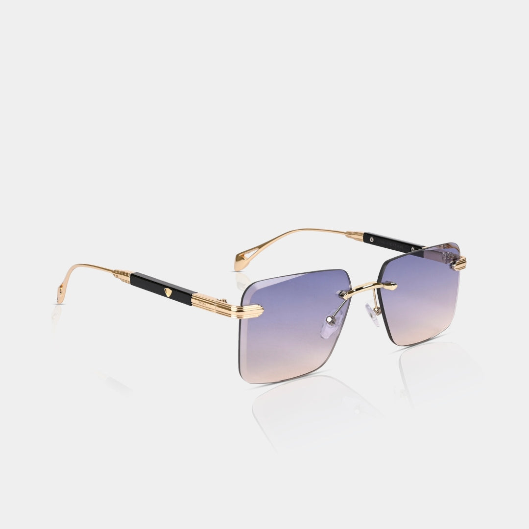 MOONX CALLISTO S3 – UV400 Rimless Rectangular Sunglasses (Unisex)