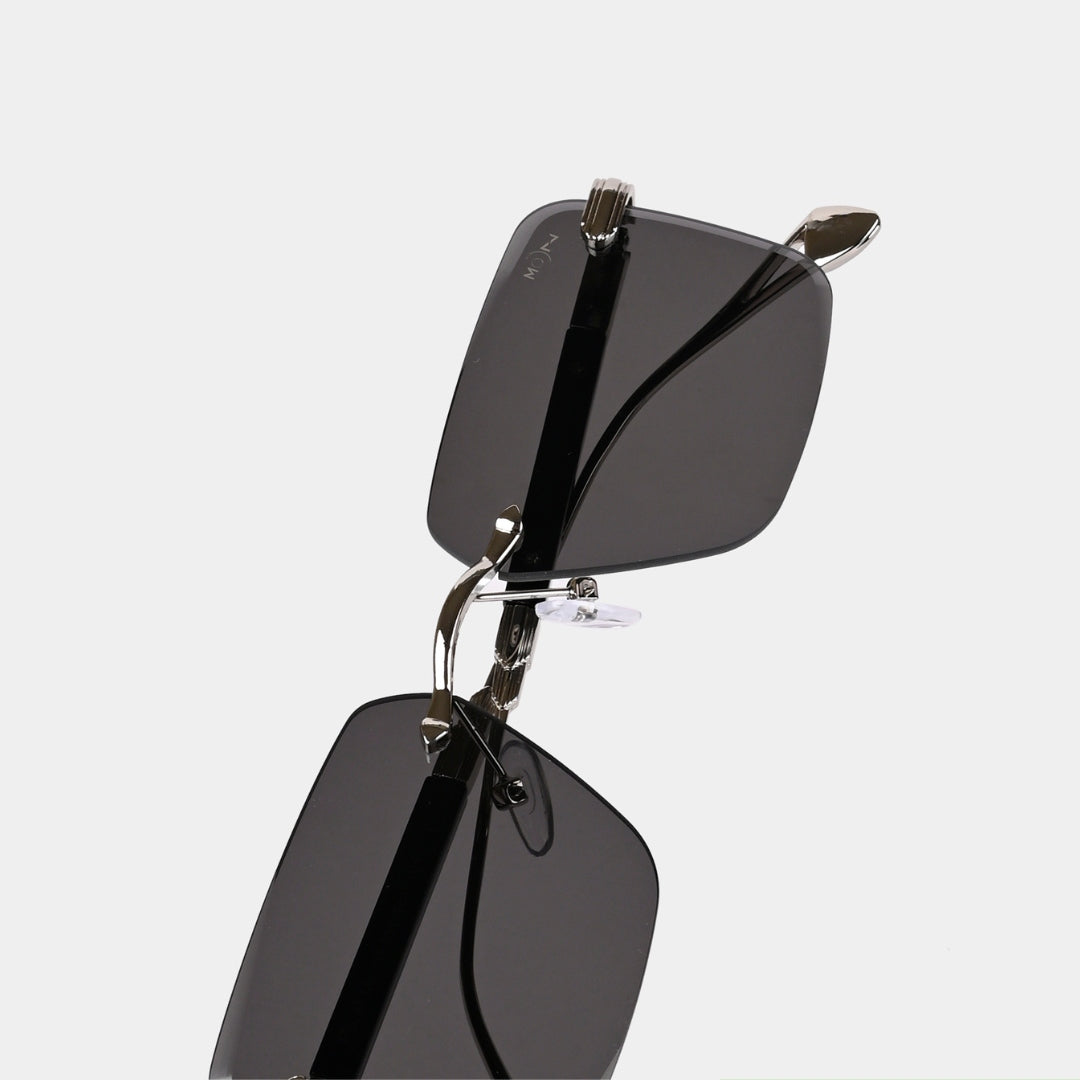 MOONX CALLISTO S2 – UV400 Rimless Rectangular Sunglasses (Unisex)