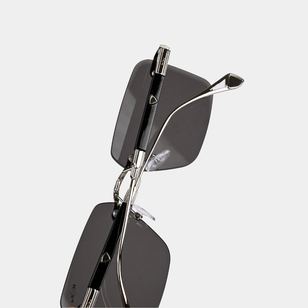 MOONX CALLISTO S2 – UV400 Rimless Rectangular Sunglasses (Unisex)