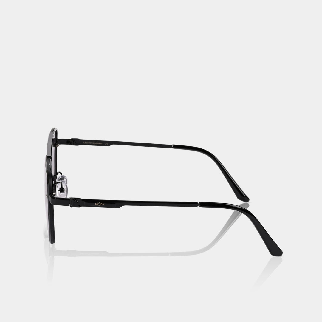 MOONX CELEBRITY BLACK – UV400 Celebrity Inspired Sunglasses (Unisex)