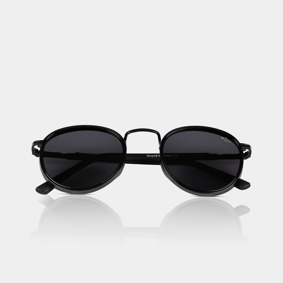 MOONX CLASSIC LUNAR – Polarised Round Inspired-Design Sunglasses (Unisex)