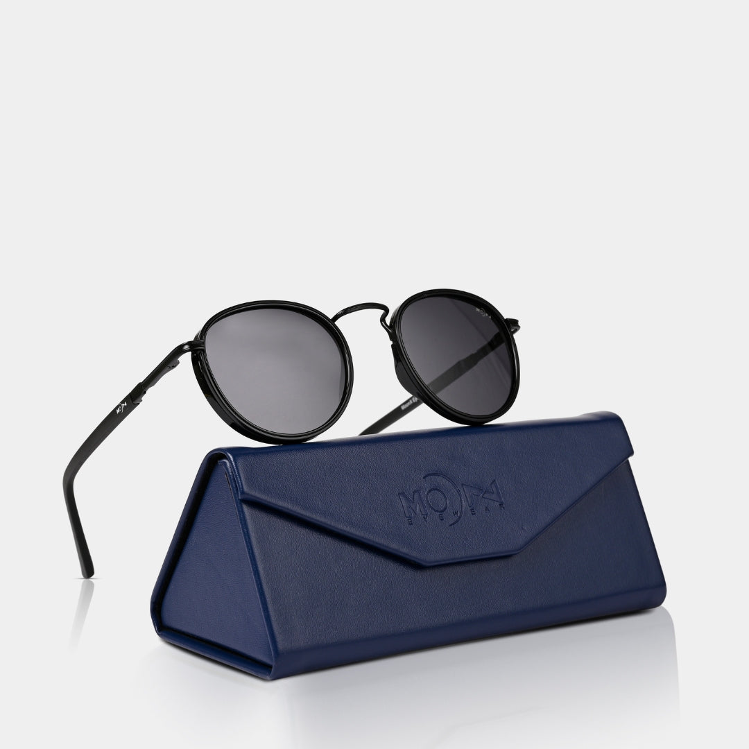 MOONX CLASSIC LUNAR – Polarised Round Inspired-Design Sunglasses (Unisex)