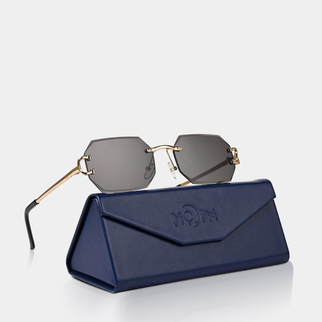 MOONX EUROPA S1 – UV400 Rimless Inspired-Design Sunglasses (Unisex)