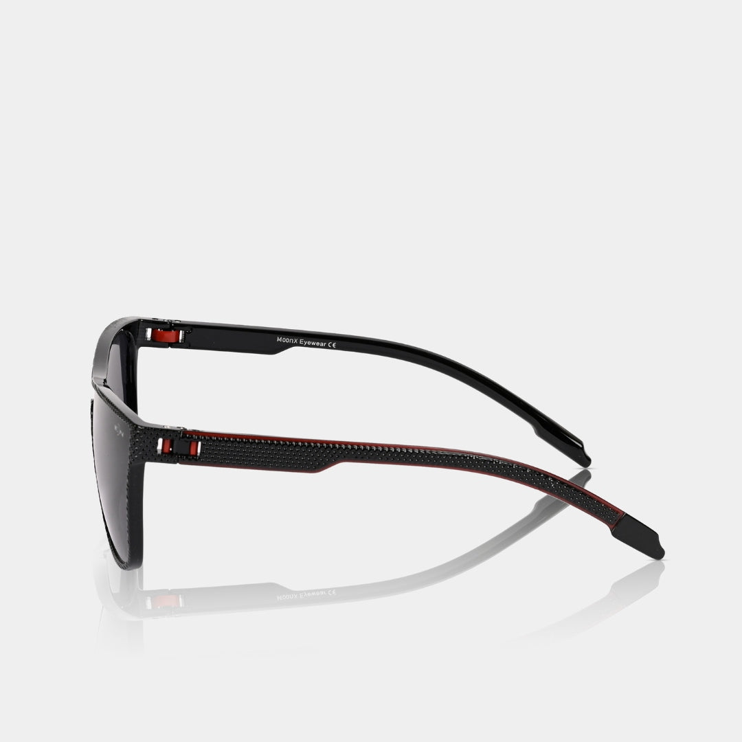 MOONX LYNX S1 – Polarised Classic Rectangular Sunglasses (Unisex)