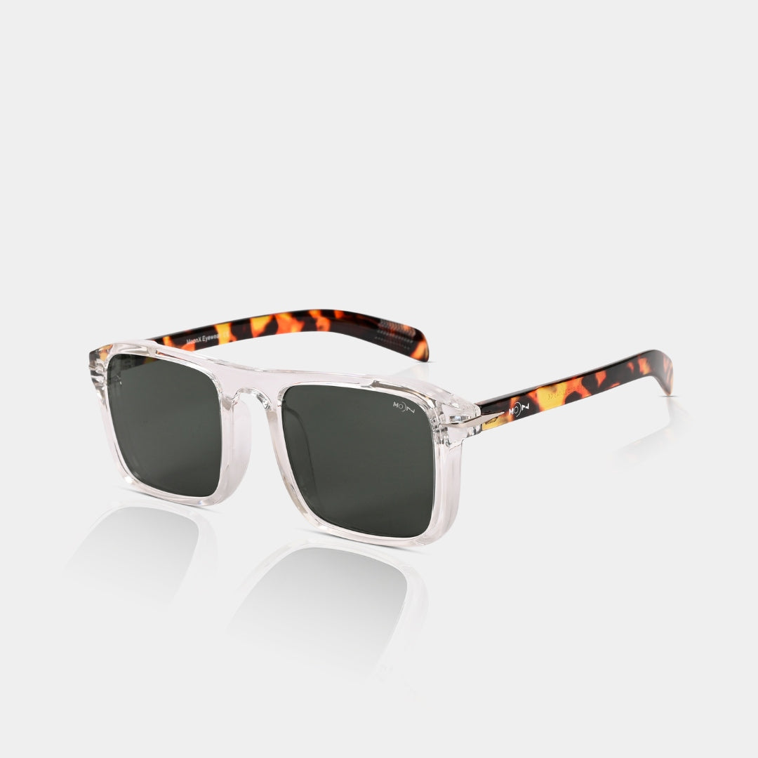 MOONX CRISIUM S3 (Exclusive) – UV400 Trending Rectangular Sunglasses (Unisex)