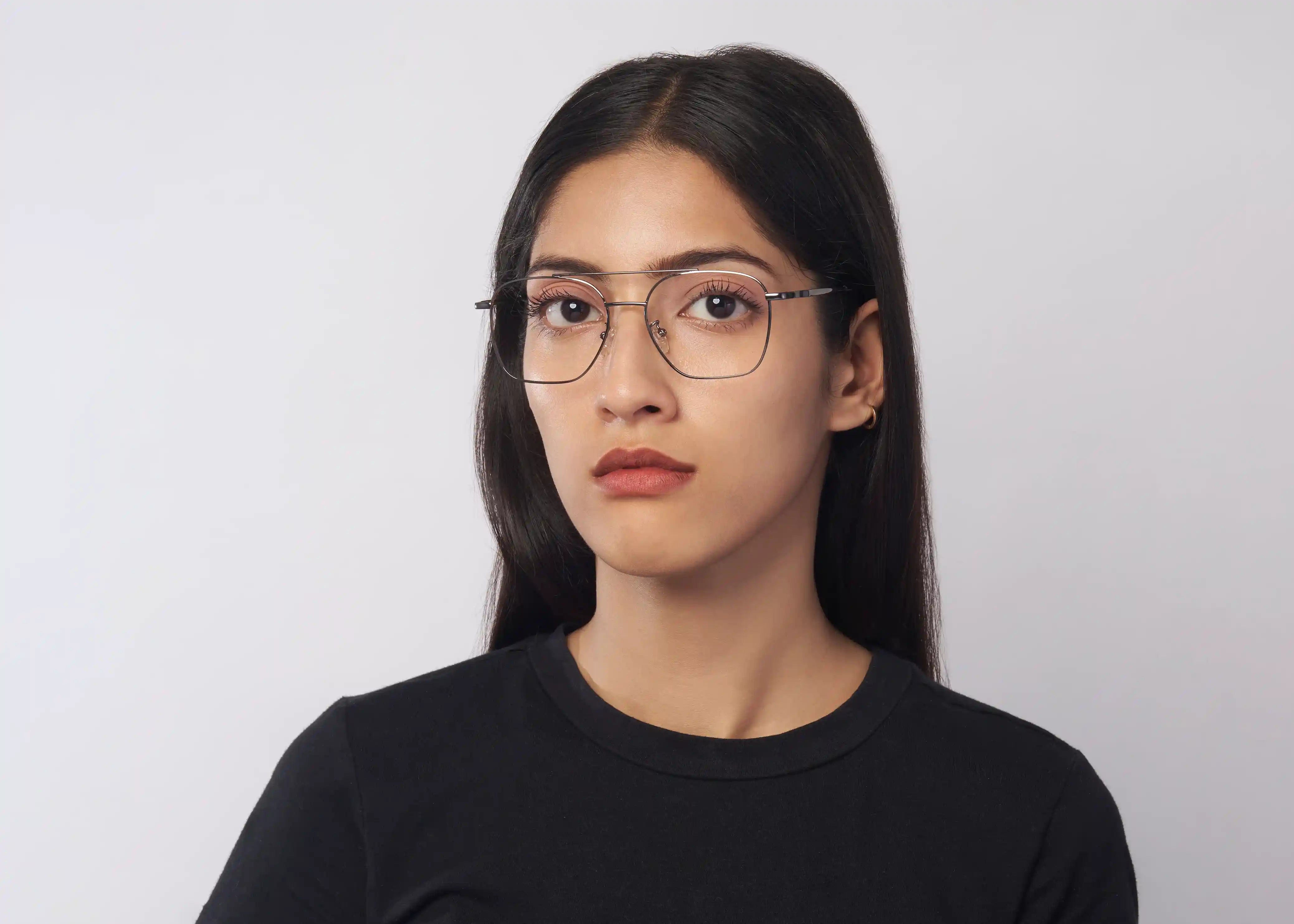 MOONX TRANZ (Anti-Blue) – Rectangular Anti-Blue Light Glasses (Unisex)