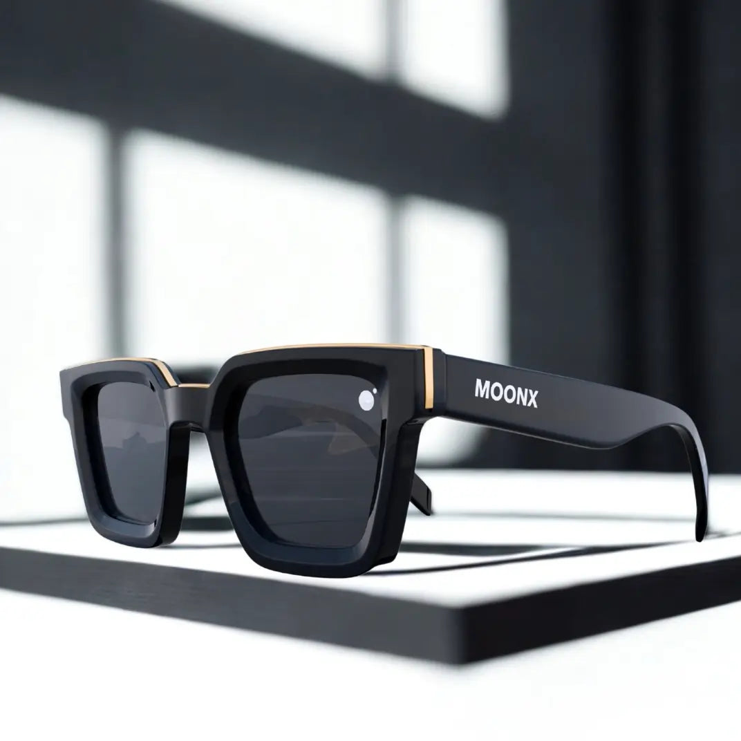 MoonX Classic Black : Classic Luxury Sunglass by MoonX Luxury