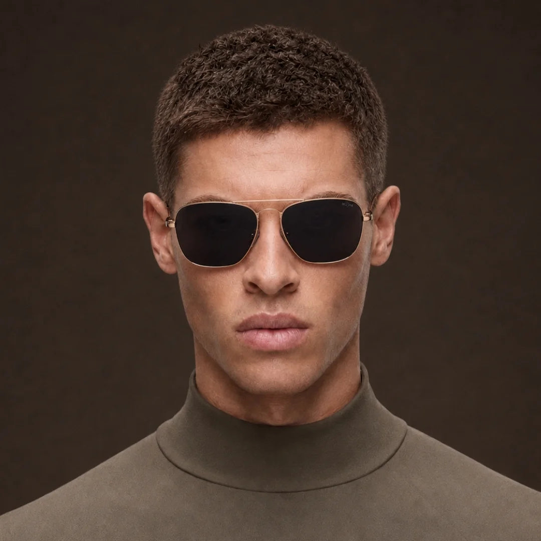MOONX ANGEL S2 – Polarised Metal Aviator Sunglasses (Unisex)