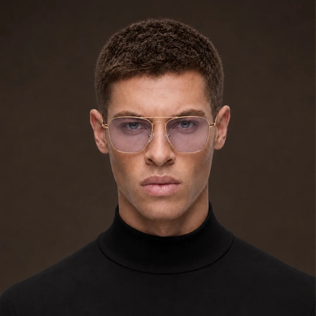 MOONX ANGEL S5 – Polarised Metal Aviator Sunglasses (Unisex)