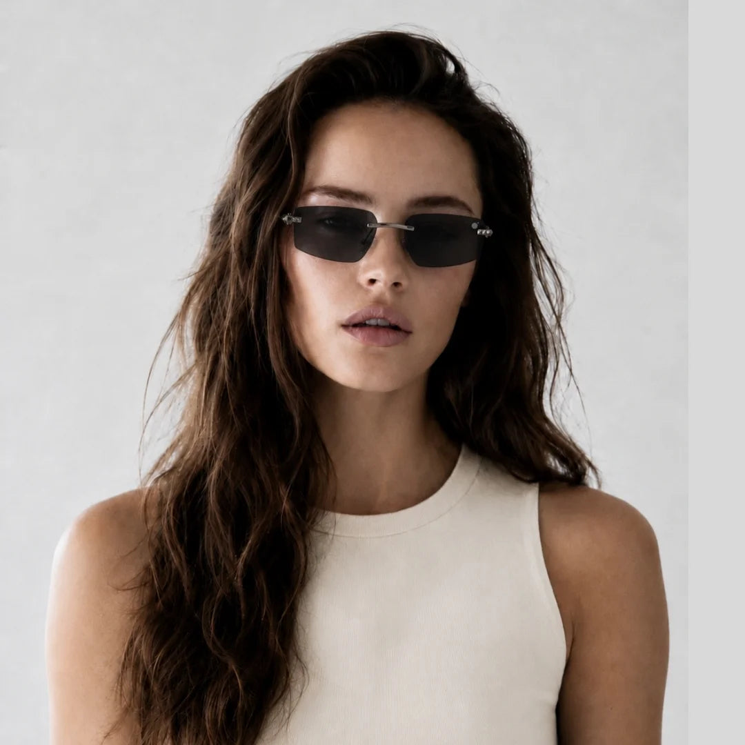 MOONX EXPLORER – Rimless Luxury Designer Sunglasses