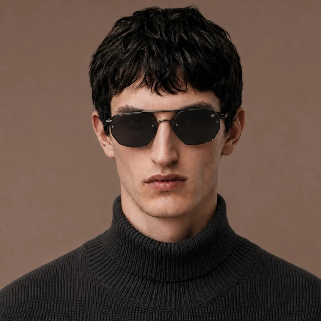 MOONX GEOMETRY – UV400 Geometric Shape Sunglasses (Unisex)