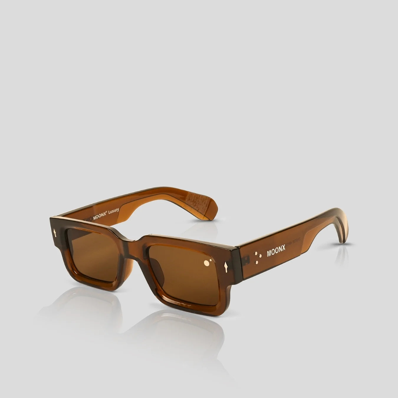 MOONX ATLAS S6 – UV400 Bold & Rectangular Sunglasses (Unisex)