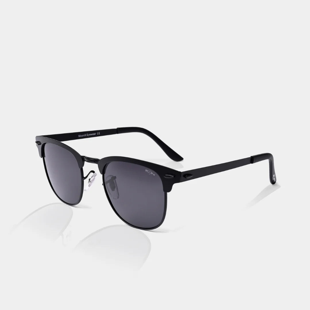 MOONX CLASSIC CLUB S1 – Polarised Clubmaster Sunglasses (Unisex)
