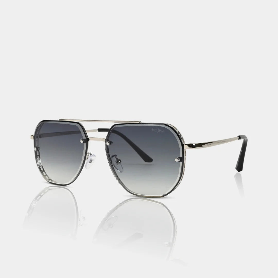 MOONX MAJOR S3 (EXCLUSIVE) – UV400 Aviator Metal Frame Sunglasses (Unisex)