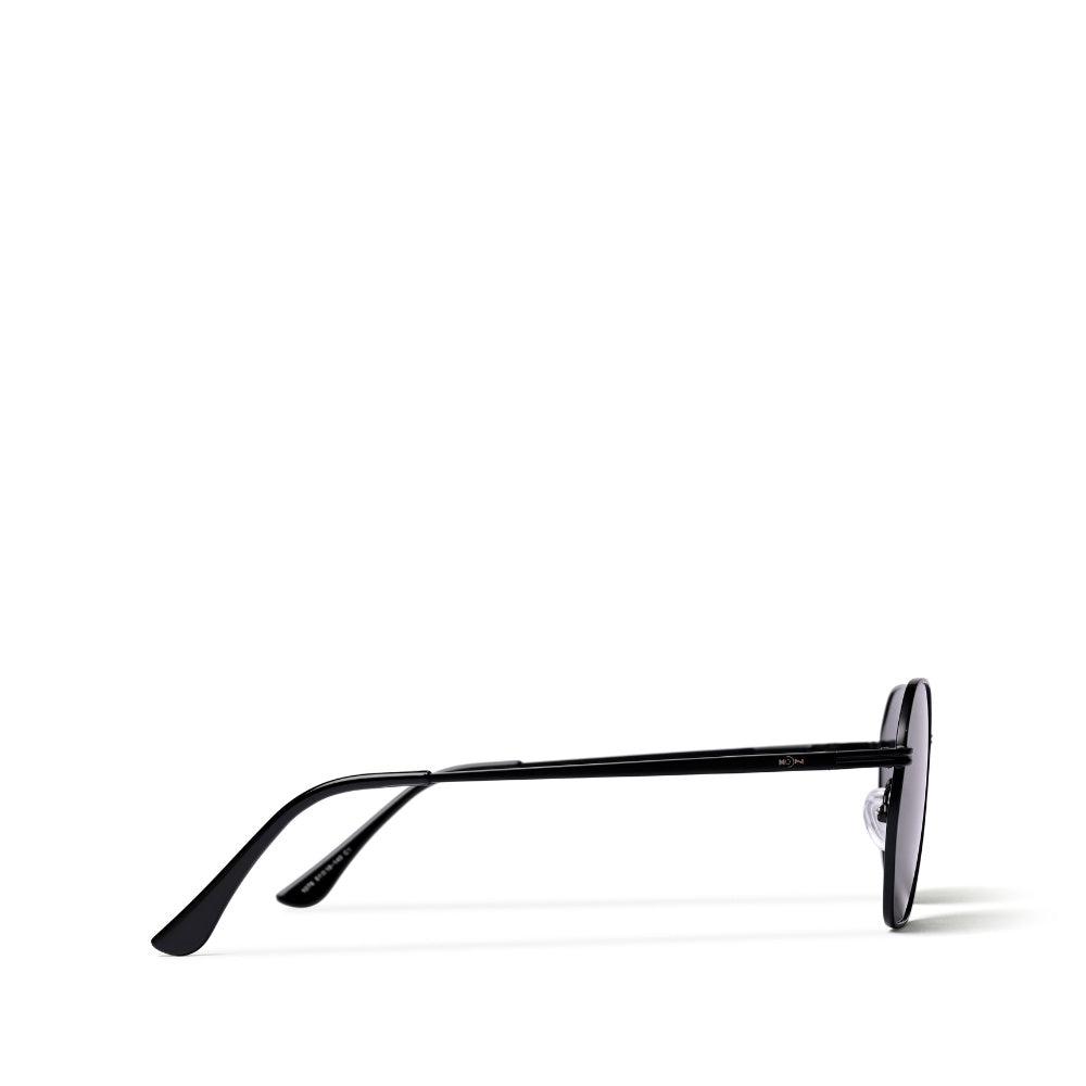 MOONX MIRANDA S1 – UV400 Geometric Round Metal Sunglasses (Unisex)