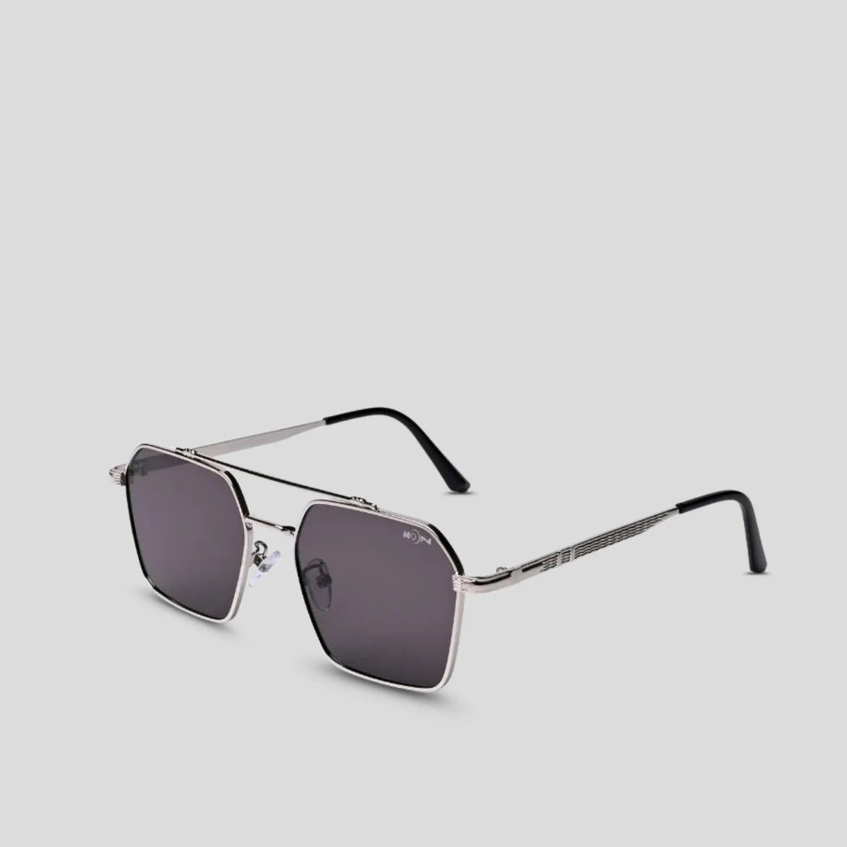 MOONX RISE S2 – UV400 Rectangular Metal Frame Sunglasses (Unisex)