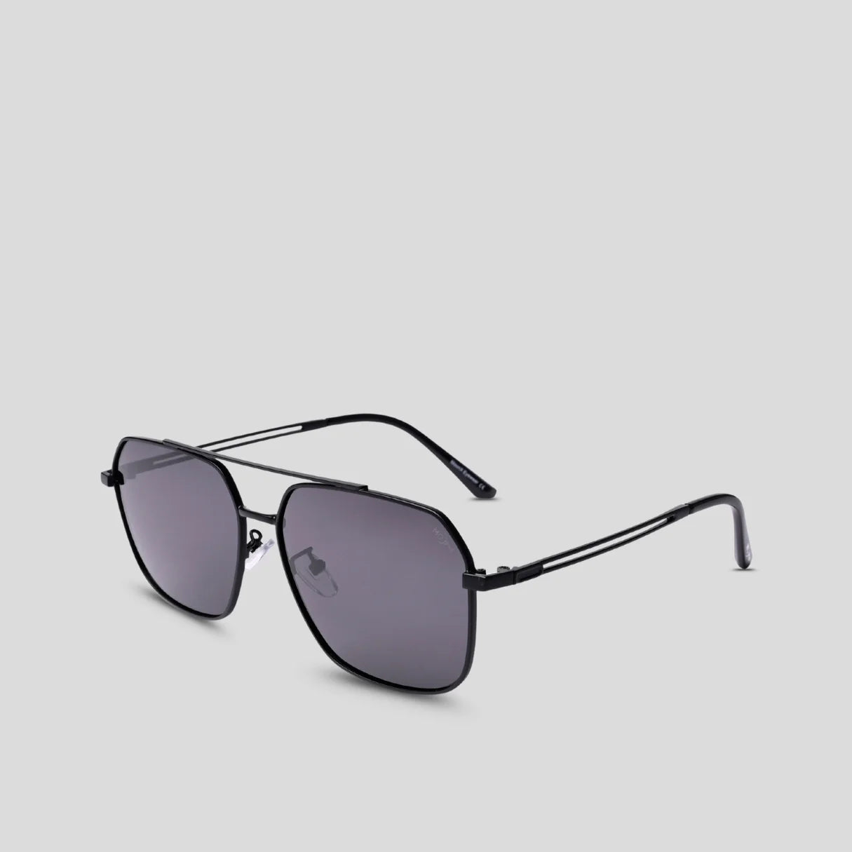 MOONX REFLECTOR S1 – Polarised Square Metal Frame Sunglasses (Unisex)