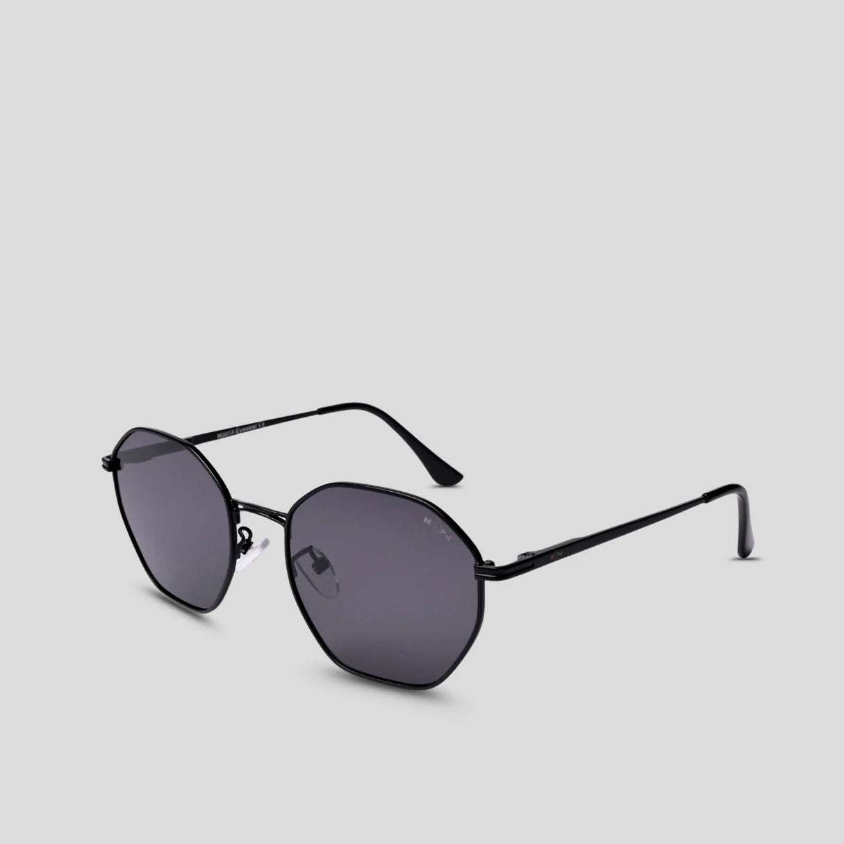 MOONX MIRANDA S1 – UV400 Geometric Round Metal Sunglasses (Unisex)