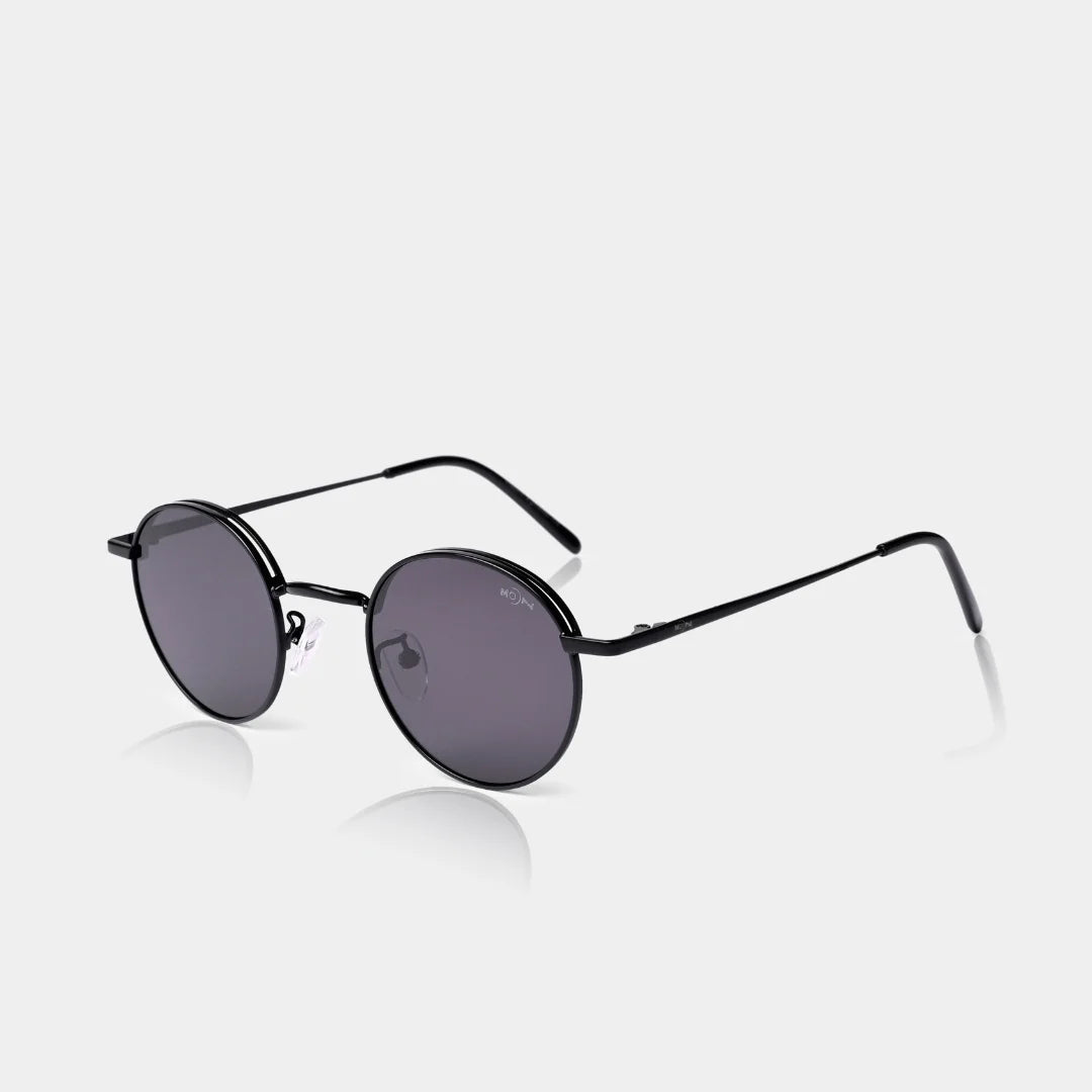 MOONX CLASSIC DIONE – Polarised Round Metal Sunglasses (Unisex)