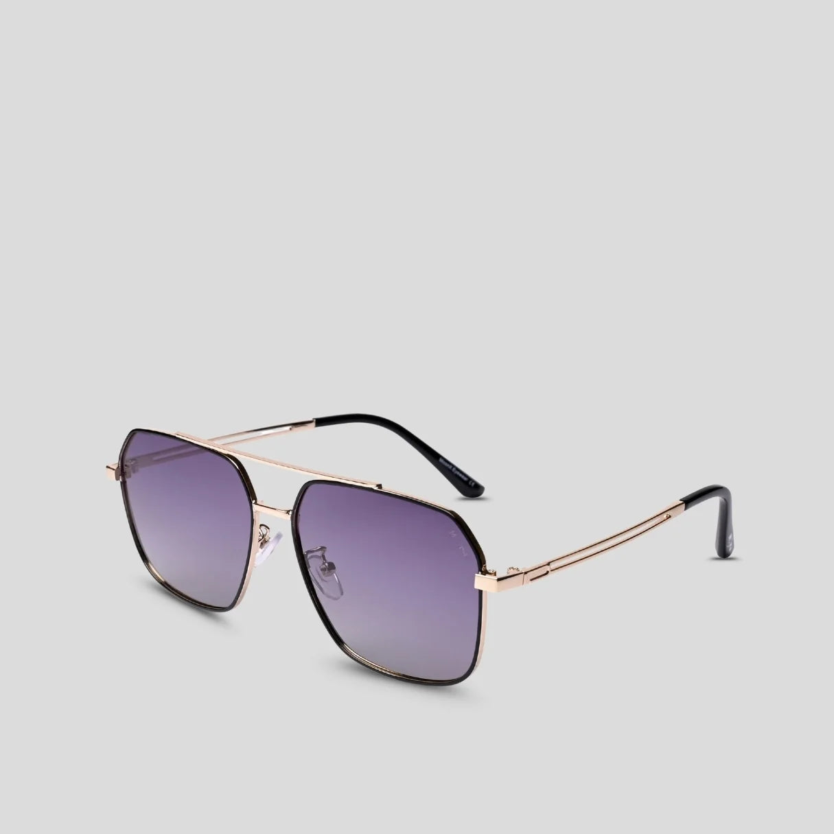 MOONX REFLECTOR S3 – Polarised Square Metal Frame Sunglasses (Unisex)