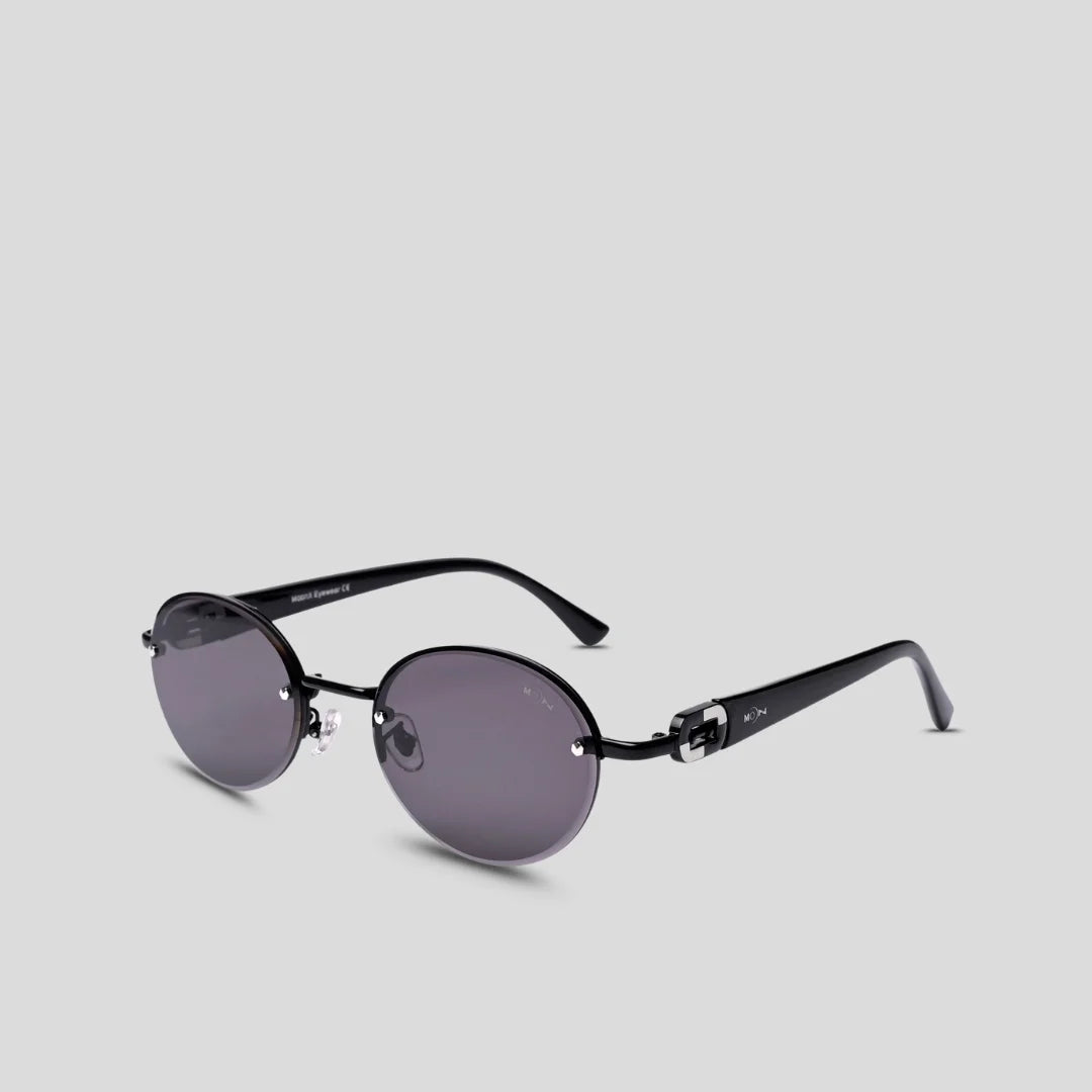 MOONX CLASSICA (Exclusive) – Polarized Oval Metal Frame Sunglasses (Unisex)