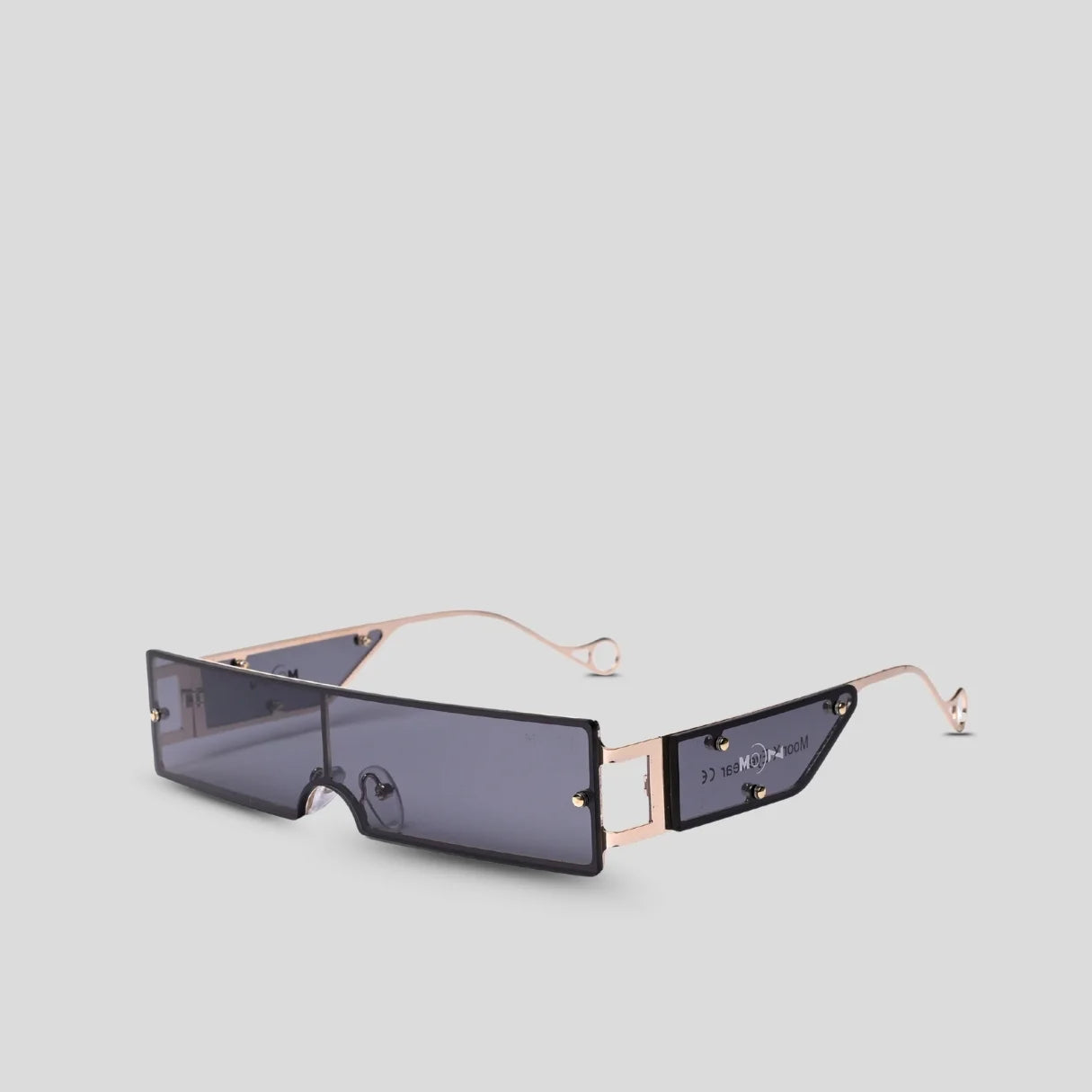 MOONX STAR STRIP – UV400 High-End Metal Frame Sunglasses (Unisex, Cele